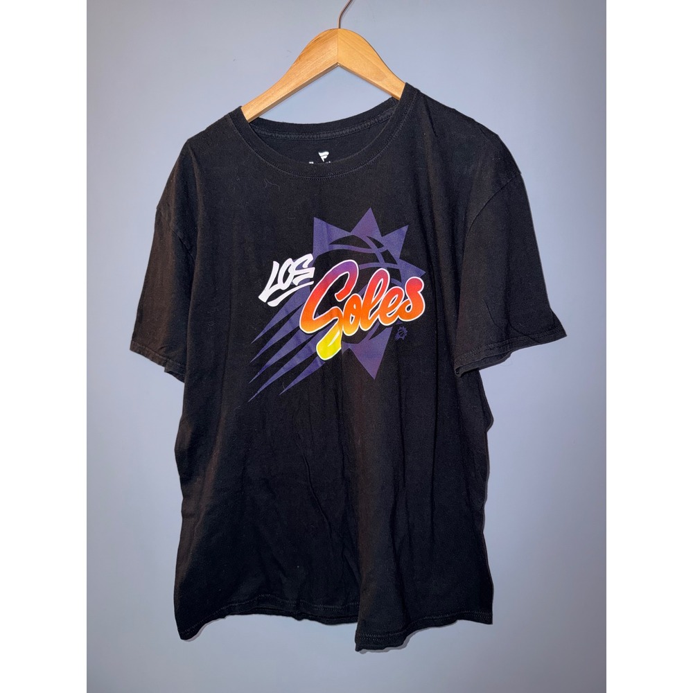 Fanatics Phoenix Suns Los Soles NBA Graphic T-Shirt Mens XL Black Short‎ Sleeve